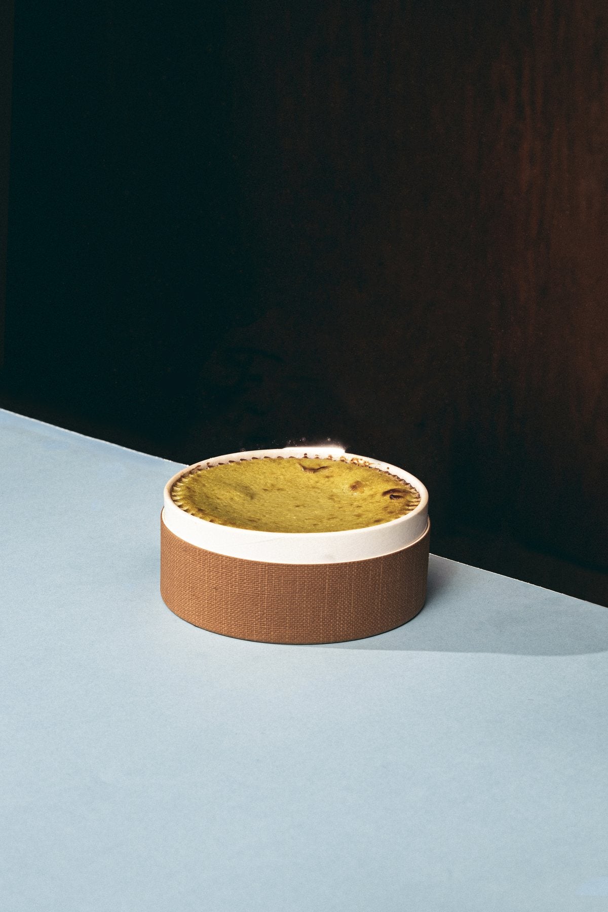 Tarta de queso pistacho de El Perro y la Galleta Bakery